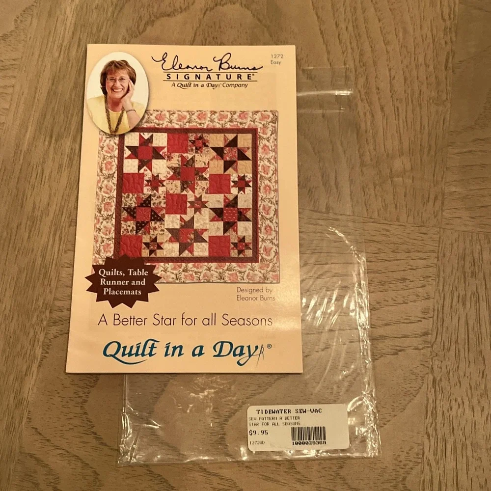 Quilt in a Day A‎ Better Star for All Seasons Quilts, Table Runner and Placemats